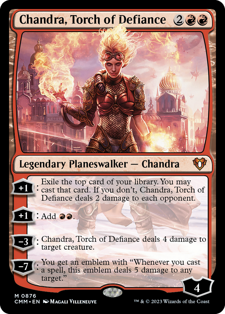Chandra, Torch of Defiance [Commander Masters] | Good Games Cannington