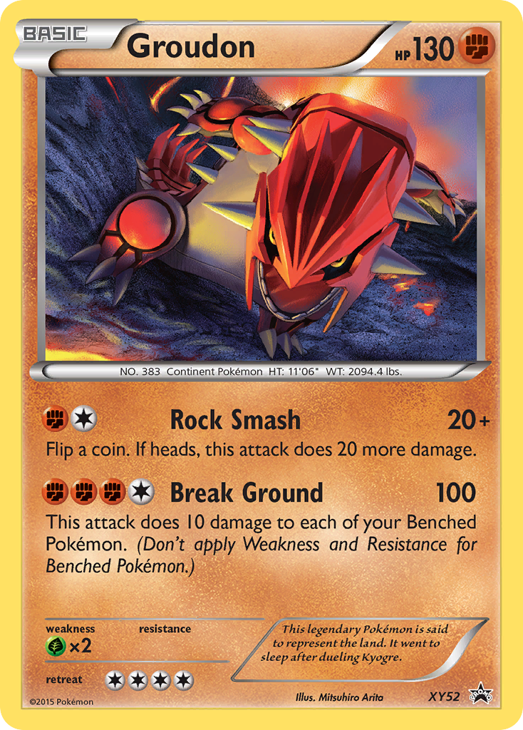 Groudon (XY52) [XY: Black Star Promos] | Good Games Cannington