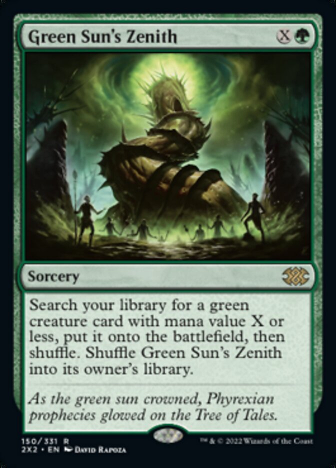 Green Sun's Zenith [Double Masters 2022] | Good Games Cannington