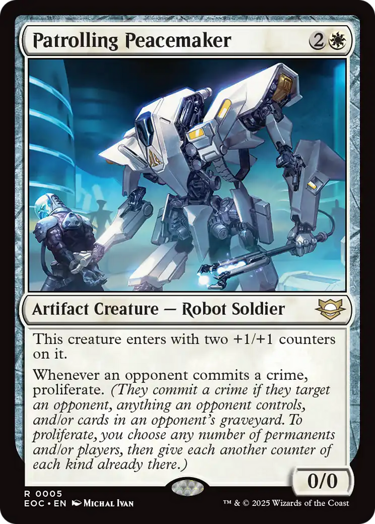 Patrolling Peacemaker [Edge of Eternities Commander] | Good Games Cannington