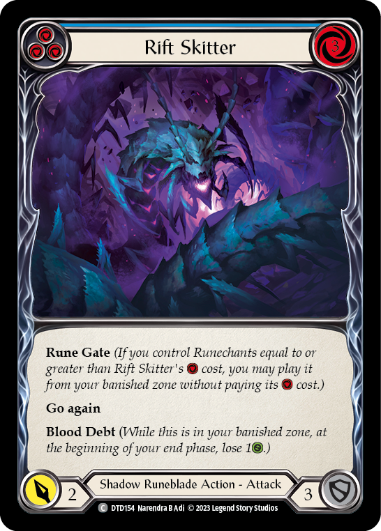 Rift Skitter (Blue) [DTD154] (Dusk Till Dawn) | Good Games Cannington