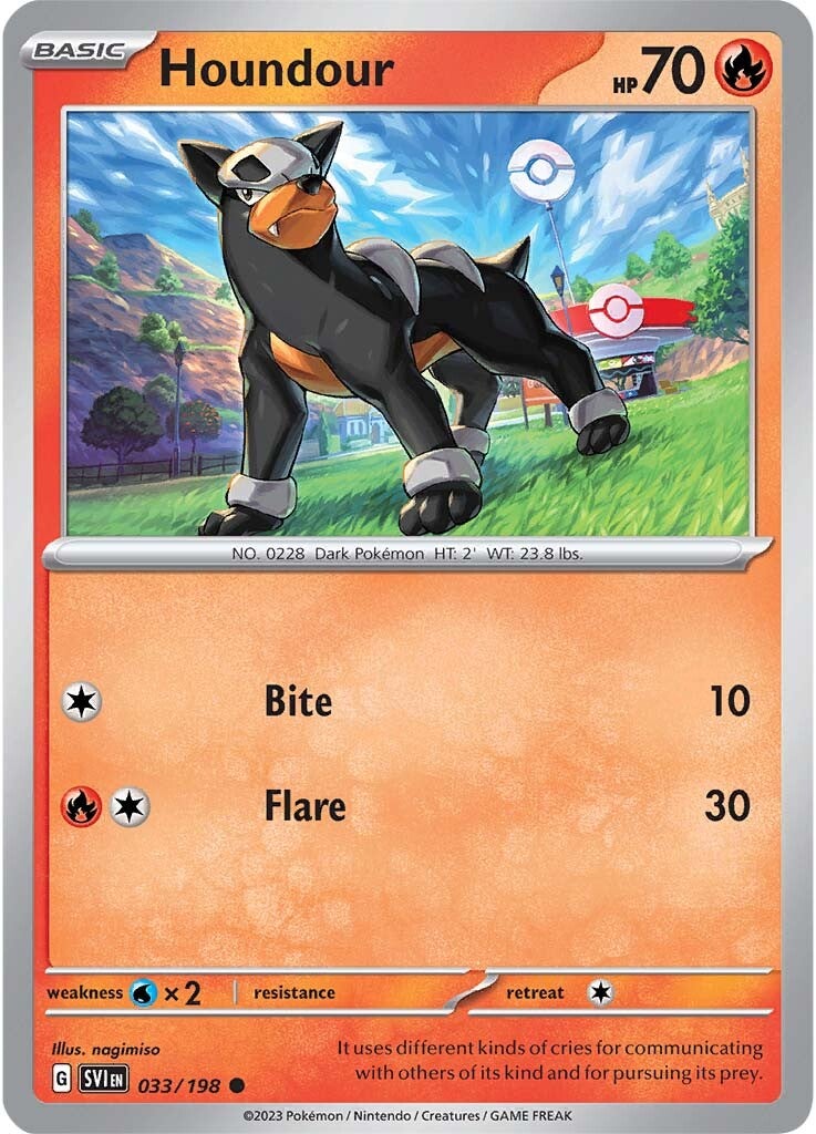 Houndour (033/198) [Scarlet & Violet: Base Set] | Good Games Cannington