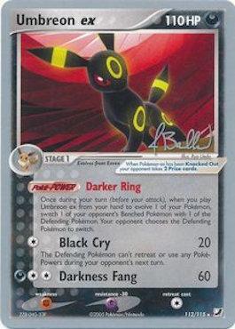 Umbreon ex (112/115) (Eeveelutions - Jimmy Ballard) [World Championships 2006] | Good Games Cannington