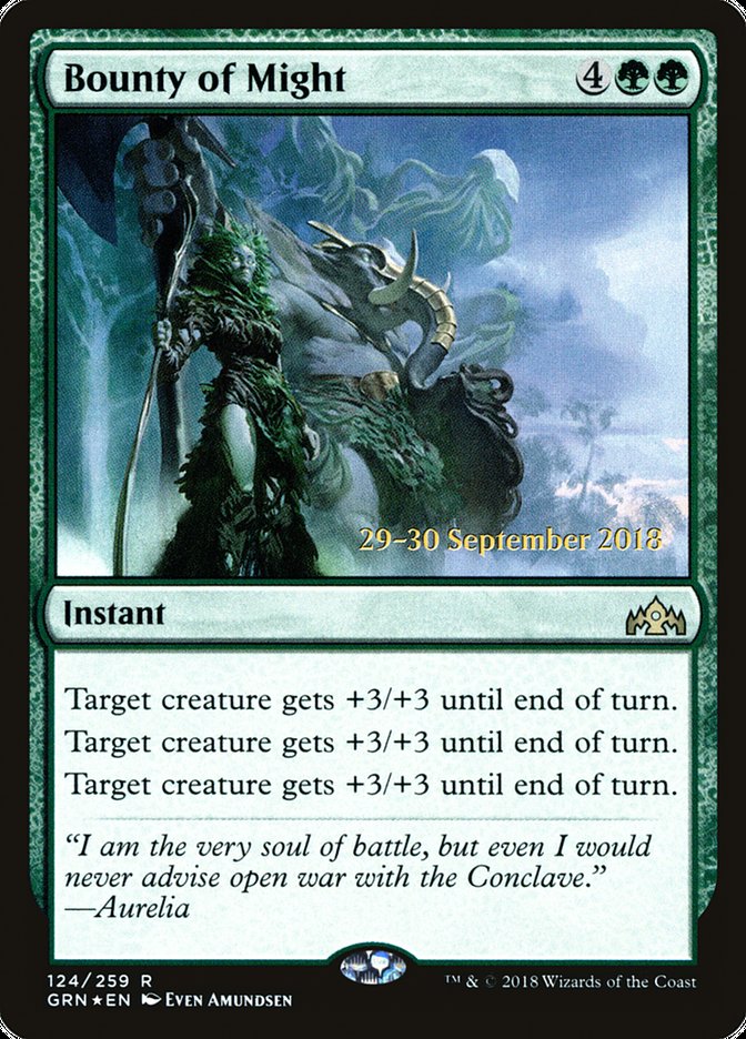 Bounty of Might [Guilds of Ravnica Prerelease Promos] | Good Games Cannington