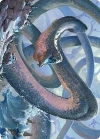 Koma, Cosmos Serpent 1 Art Card [Kaldheim Art Series] | Good Games Cannington