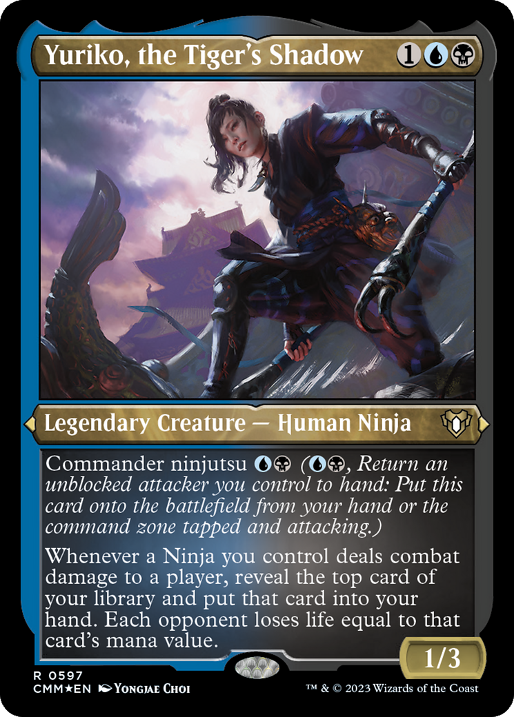 Yuriko, the Tiger's Shadow (Foil Etched) [Commander Masters] | Good Games Cannington