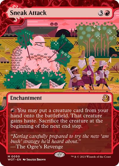 Sneak Attack 50/63 (Wilds of Eldraine: Enchanting Tales)  - Showcase | Good Games Cannington