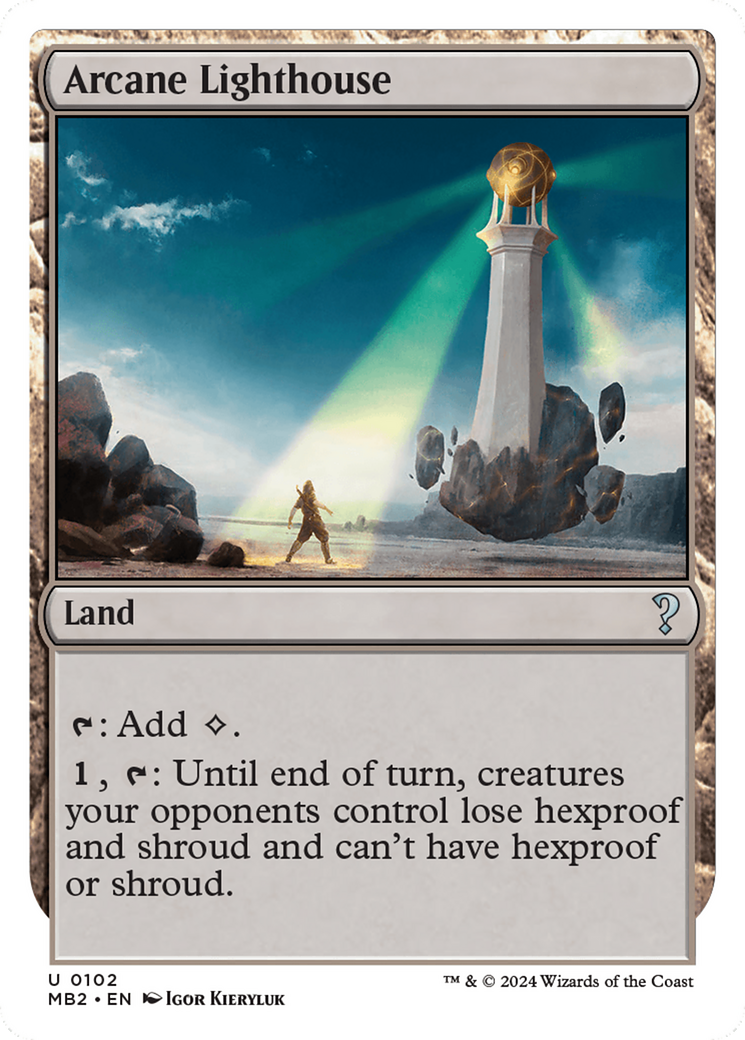 Arcane Lighthouse (White Border) [Mystery Booster 2] | Good Games Cannington