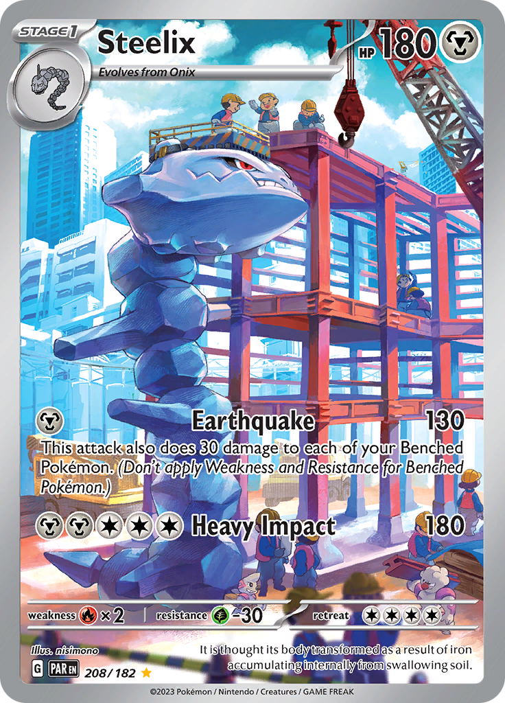Steelix (208/182) [Scarlet & Violet: Paradox Rift] | Good Games Cannington