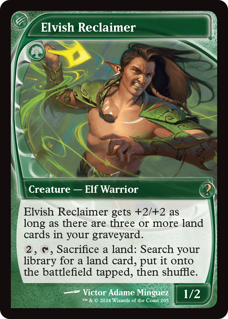 Elvish Reclaimer (Future Sight) [Mystery Booster 2] | Good Games Cannington