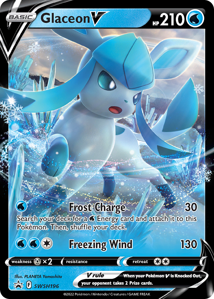 Glaceon V (SWSH196) [Sword & Shield: Black Star Promos] | Good Games Cannington