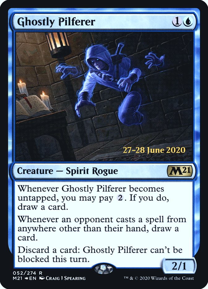 Ghostly Pilferer [Core Set 2021 Prerelease Promos] | Good Games Cannington