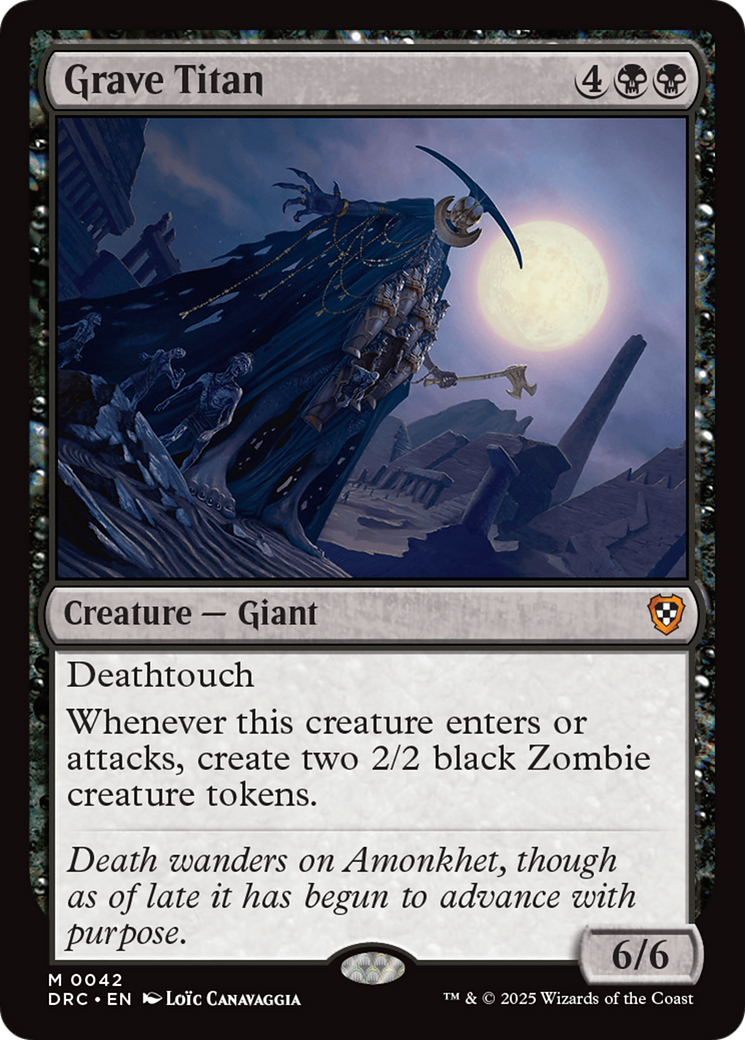 Grave Titan [Aetherdrift Commander] | Good Games Cannington