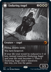 Enduring Angel // Angelic Enforcer [Innistrad: Double Feature] | Good Games Cannington