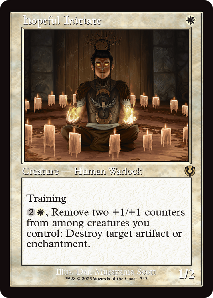 Hopeful Initiate (Retro Frame) [Innistrad Remastered] | Good Games Cannington