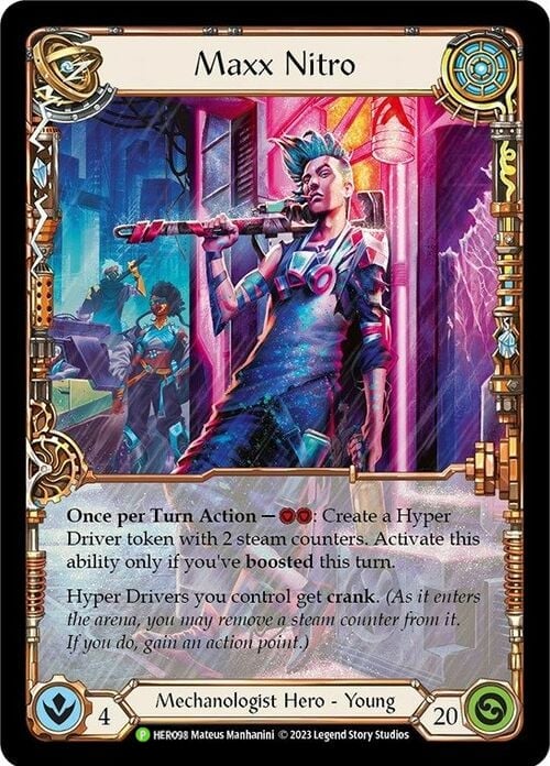 Maxx Nitro [HER098] (Bright Lights)  Rainbow Foil | Good Games Cannington
