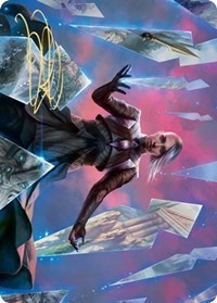Behold the Multiverse Art Card (Gold-Stamped Signature) [Kaldheim Art Series] | Good Games Cannington
