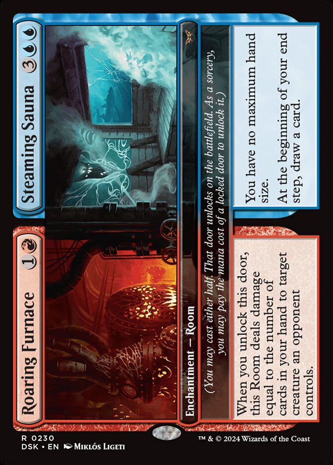 Roaring Furnace // Steaming Sauna 230 (Duskmourn: House of Horror)  | Good Games Cannington