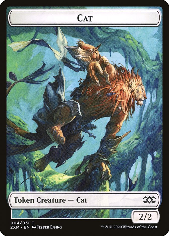 Cat Token [Double Masters Tokens] | Good Games Cannington