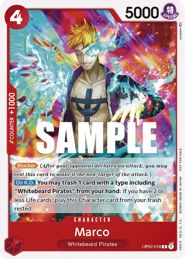 Marco (Promotion Pack 2023) [One Piece Promotion Cards] | Good Games Cannington
