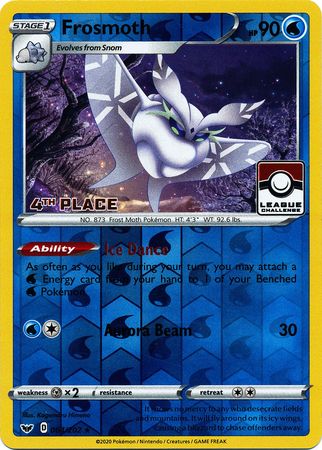 Frosmoth (064/202) (League Promo 4th Place) [Sword & Shield: Base Set] | Good Games Cannington