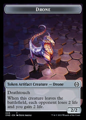 Phyrexian Mite (011) // Drone Double-Sided Token [Phyrexia: All Will Be One Tokens] | Good Games Cannington