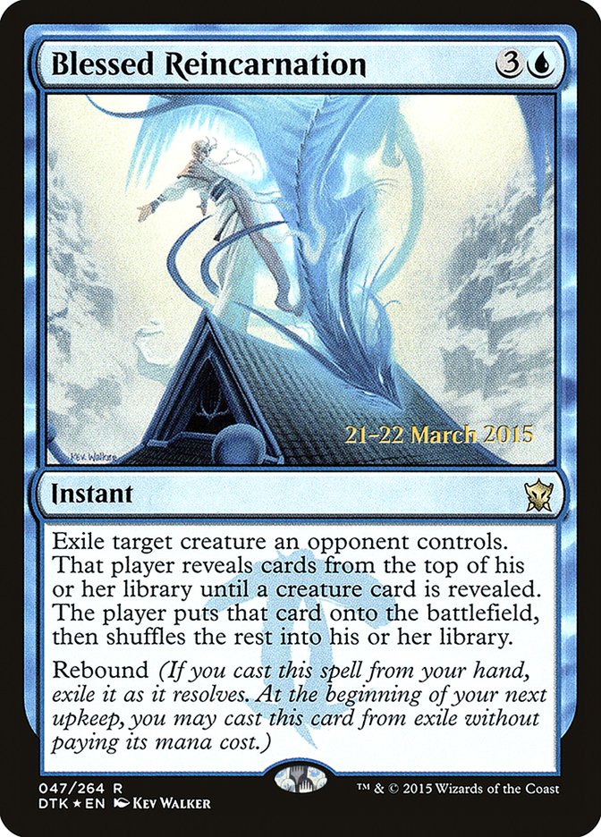 Blessed Reincarnation [Dragons of Tarkir Prerelease Promos] | Good Games Cannington