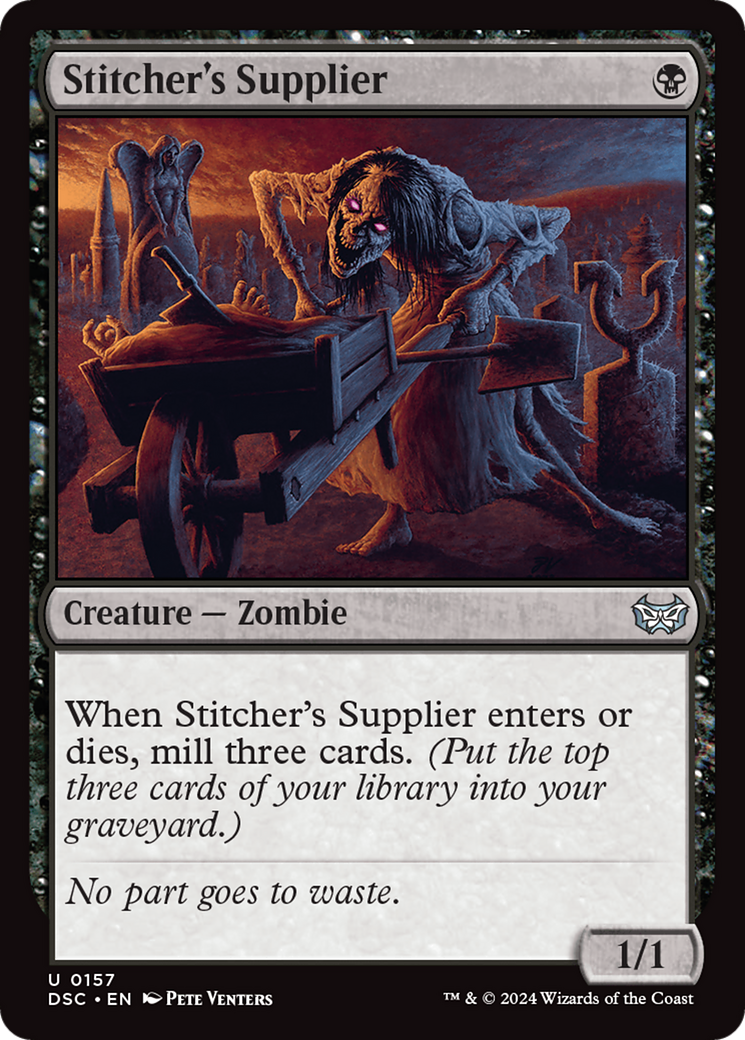 Stitcher's Supplier [Duskmourn: House of Horror Commander] | Good Games Cannington