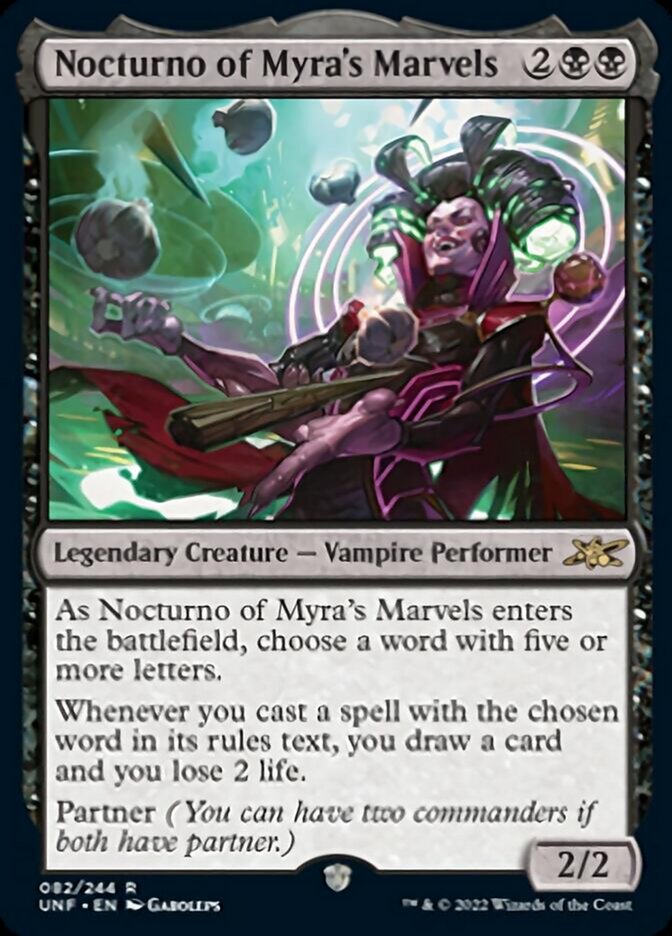 Nocturno of Myra's Marvels [Unfinity] | Good Games Cannington