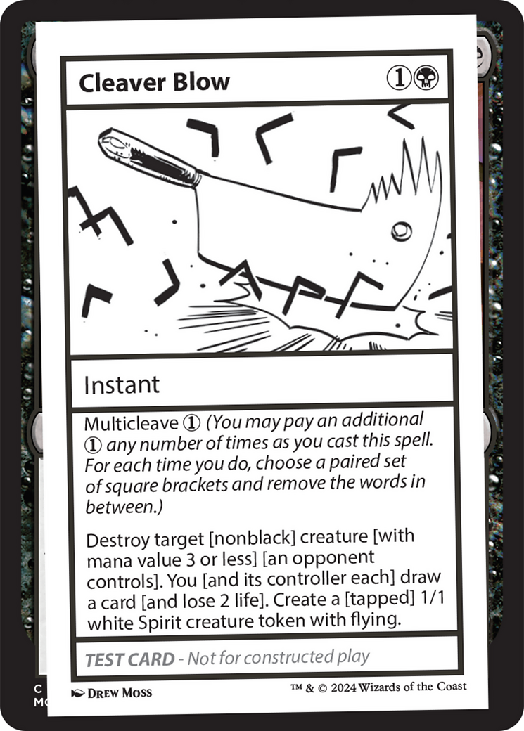 Cleaver Blow [Mystery Booster 2 Playtest Cards] | Good Games Cannington