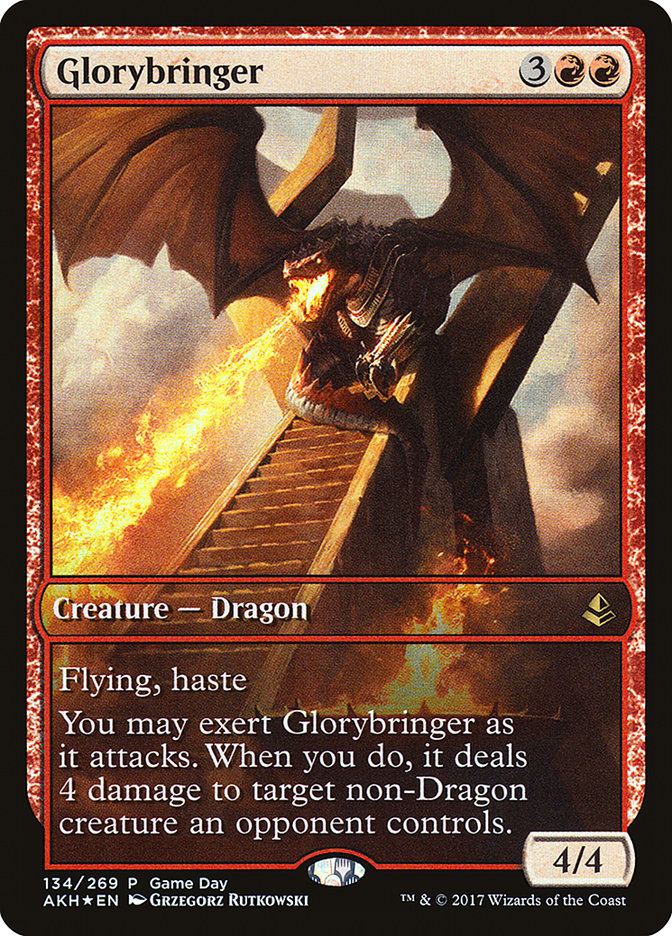 Glorybringer (Game Day) [Amonkhet Promos] | Good Games Cannington