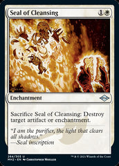 Seal of Cleansing (Foil Etched) [Modern Horizons 2] | Good Games Cannington