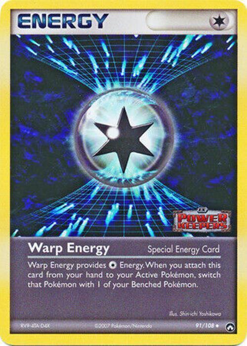 Warp Energy (91/108) (Stamped) [EX: Power Keepers] | Good Games Cannington