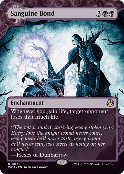 Sanguine Bond 35 (Wilds of Eldraine: Enchanting Tales)  - Showcase | Good Games Cannington