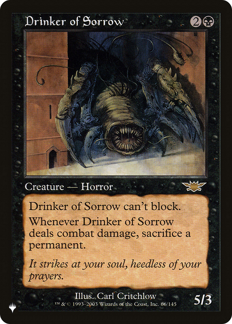 Drinker of Sorrow [The List] | Good Games Cannington