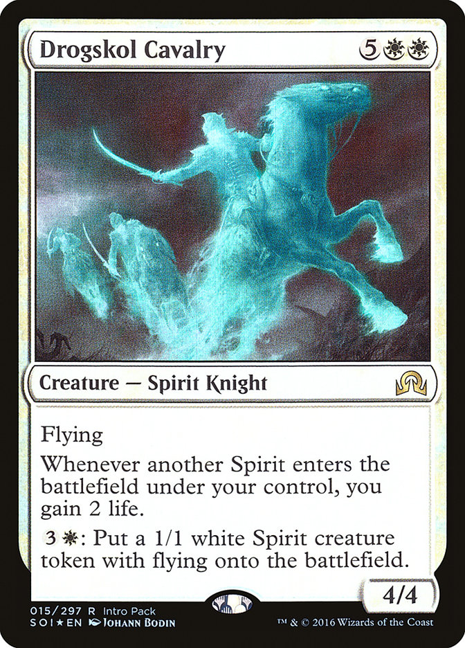Drogskol Cavalry (Intro Pack) [Shadows over Innistrad Promos] | Good Games Cannington