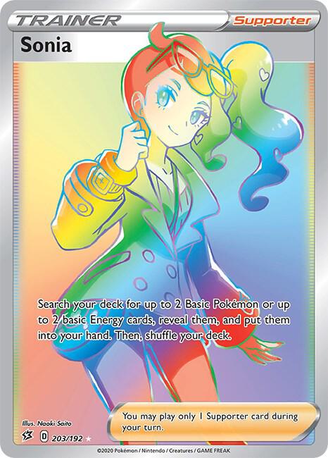 Sonia Secret 203/192 (SWSH02: Rebel Clash)  - Holofoil | Good Games Cannington