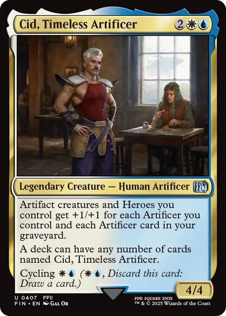 Cid, Timeless Artificer (0407) [FINAL FANTASY] | Good Games Cannington