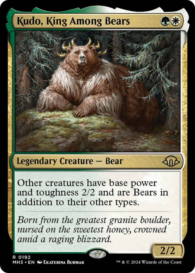 Kudo, King Among Bears [Modern Horizons 3] | Good Games Cannington