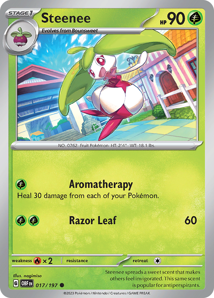 Steenee (017/197) [Scarlet & Violet: Obsidian Flames] | Good Games Cannington