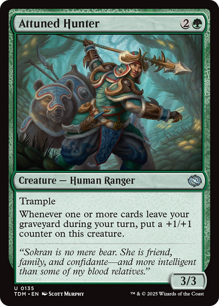 Attuned Hunter [Tarkir: Dragonstorm] | Good Games Cannington