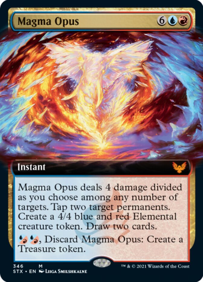 Magma Opus (Extended Art) [Strixhaven: School of Mages] | Good Games Cannington