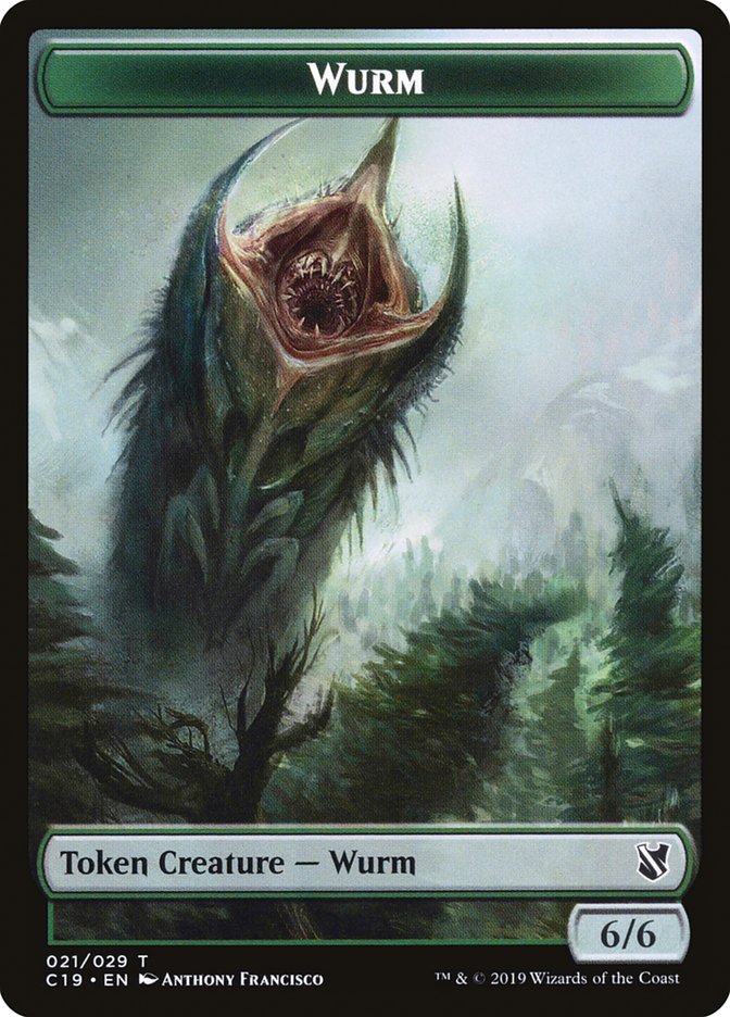 Wurm Token [Commander 2019 Tokens] | Good Games Cannington