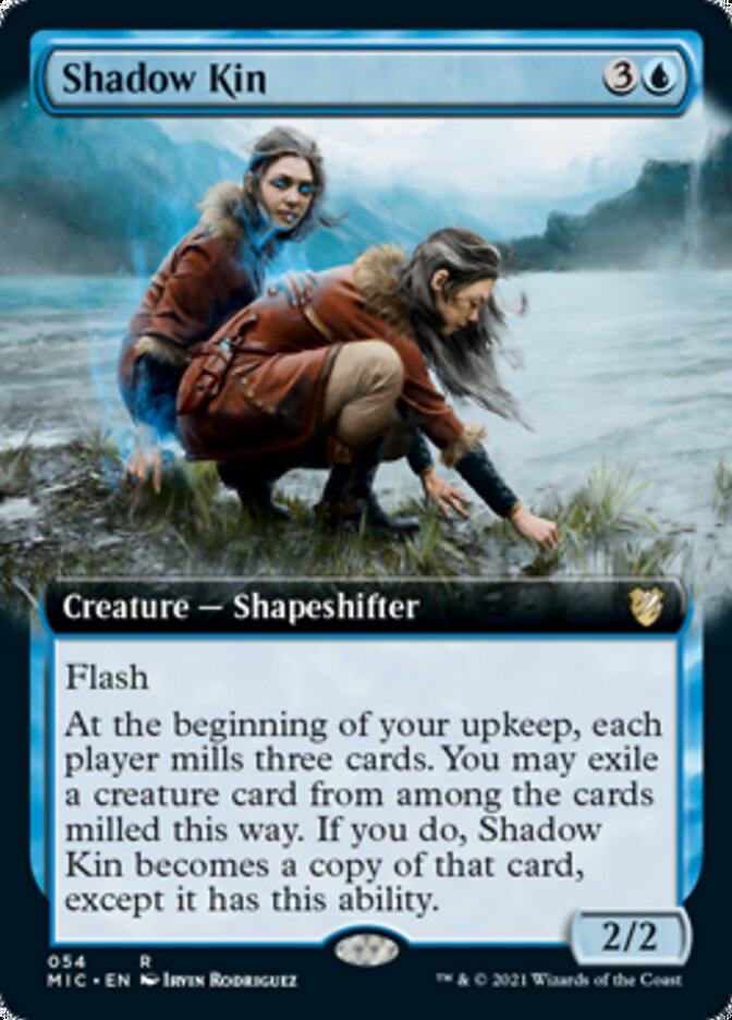 Shadow Kin (Extended Art) [Innistrad: Midnight Hunt Commander] | Good Games Cannington
