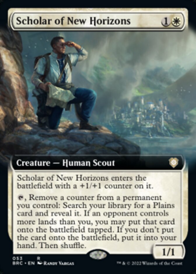 Scholar of New Horizons (Extended Art) [The Brothers' War Commander] | Good Games Cannington