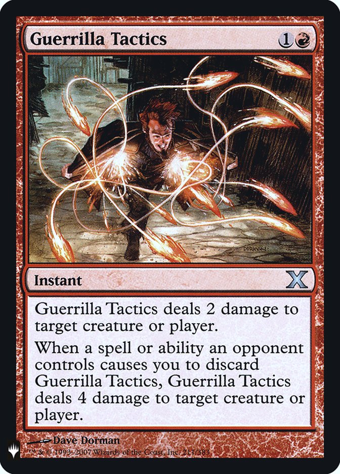 Guerrilla Tactics [Mystery Booster] | Good Games Cannington