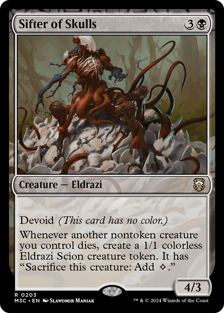 Sifter of Skulls (Ripple Foil) [Modern Horizons 3 Commander] | Good Games Cannington