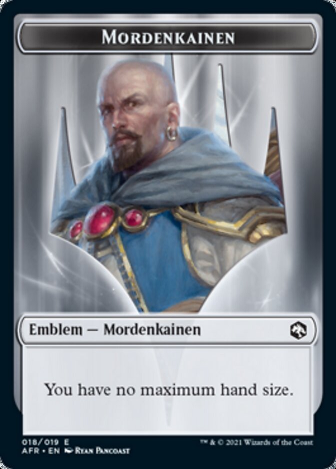 Treasure // Mordenkainen Emblem Double-Sided Token [Dungeons & Dragons: Adventures in the Forgotten Realms Tokens] | Good Games Cannington