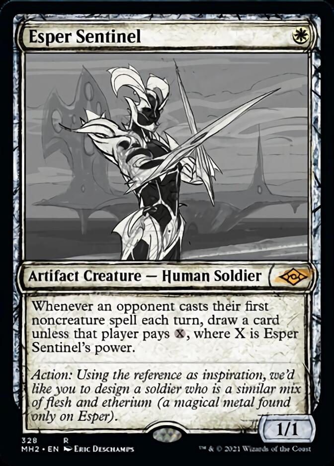 Esper Sentinel (Sketch) [Modern Horizons 2] | Good Games Cannington