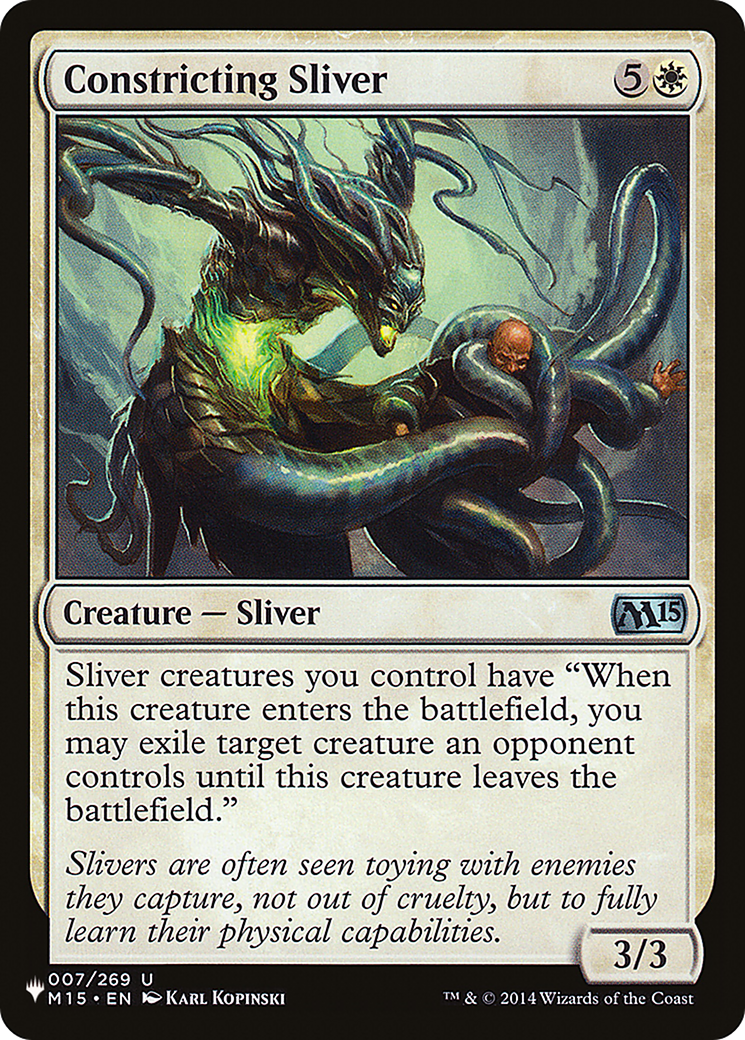 Constricting Sliver [The List] | Good Games Cannington